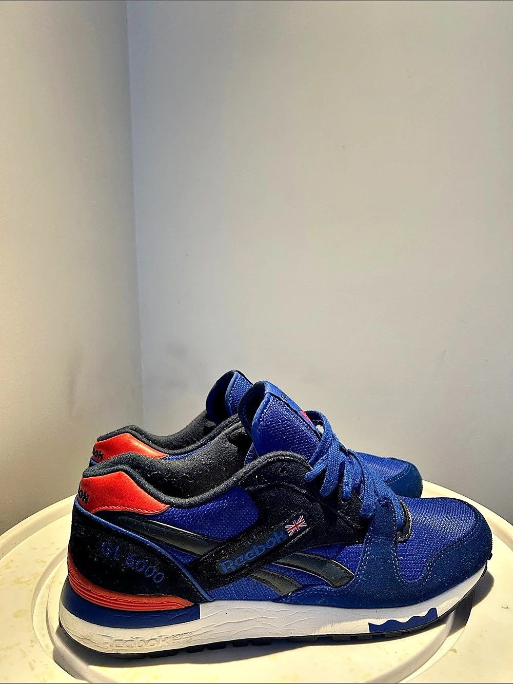 Reebok GL 6000 Blue & Red Sneakers